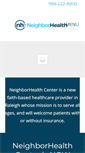 Mobile Screenshot of neighborhealthcenter.org