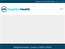 Tablet Screenshot of neighborhealthcenter.org